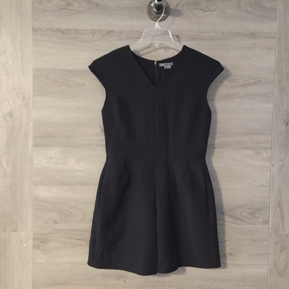 Vince Cap Sleeve Dress w/ Pockets